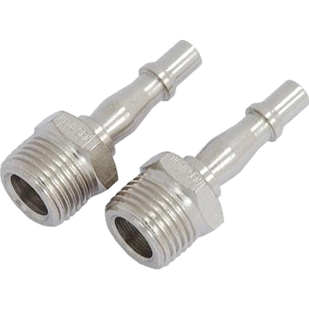 Neilsen 2pc Air Line Bayonet Fittings Hose Compressor Connector 1/2"" BSP Male - Image 3