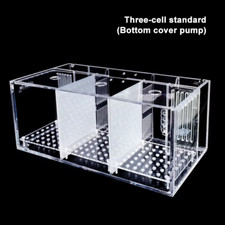 Acrylic Isolation Fish Tank with Multiple Compartments Stacked and Transparent B