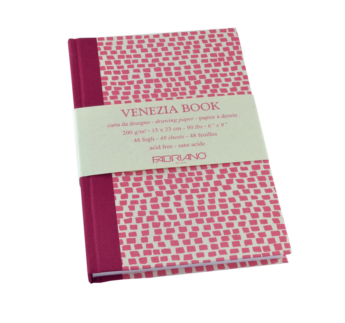 Blocco Venezia Book 15x23 200gr Gr.nat.48fg Cucito Ritratto | Fabriano