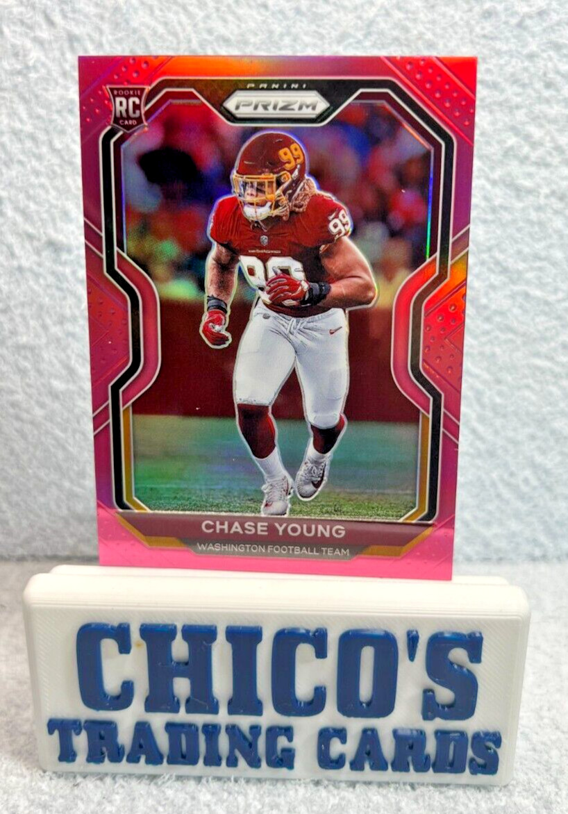 Chase Young 2020 Panini Prizm #383 Pink Prizm Washington Football Team