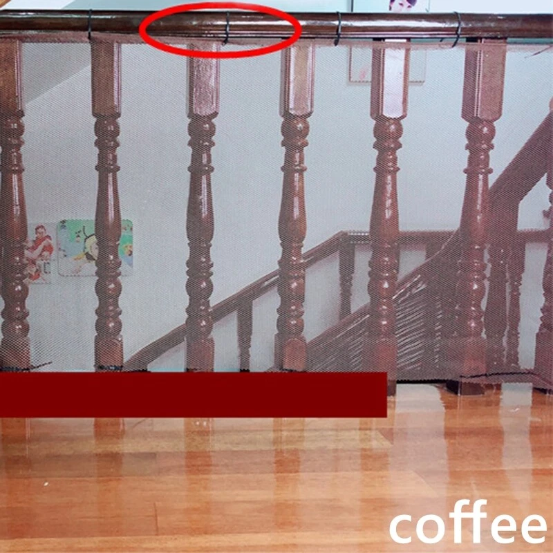 Kindersicherheitsnetz Schutznetz Stoff Treppe Balkon Hof Zaun Schutz Zuhause - Bild 4 von 4