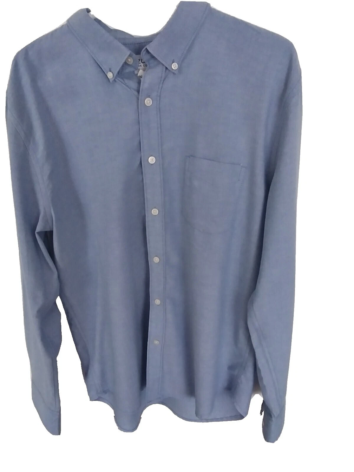 Botón Casual sólido Poliéster AriZona-Down Shirts for Men