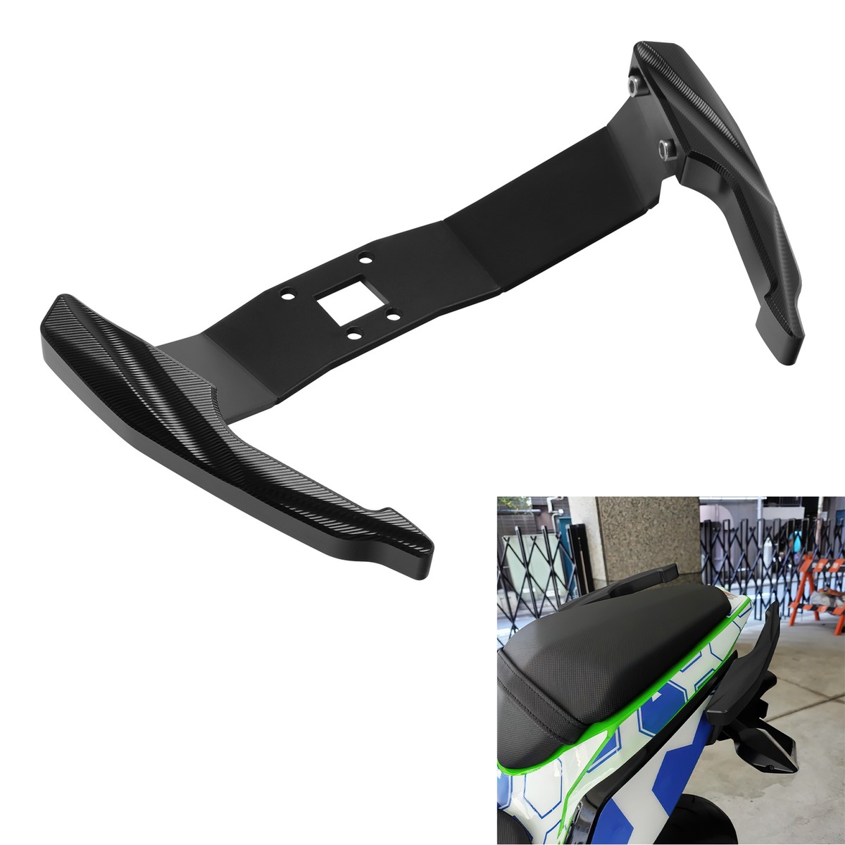 Rear Passenger Grab Bars Fit For KAWASAKI Z400 Ninja 400 Z 400