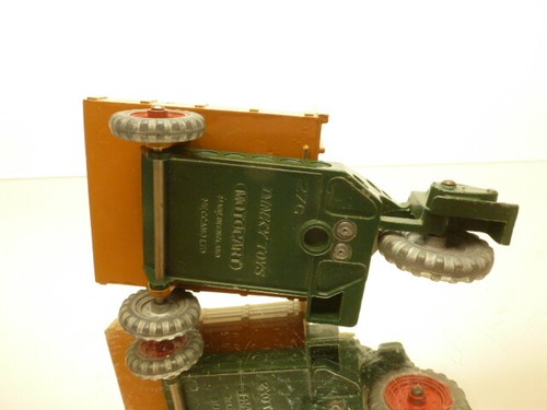 DINKY TOYS 27G MOTOCART - DARK GREEN + BROWN L11.0cm very rare - VERY GOOD - 139 - Imagen 9 de 10