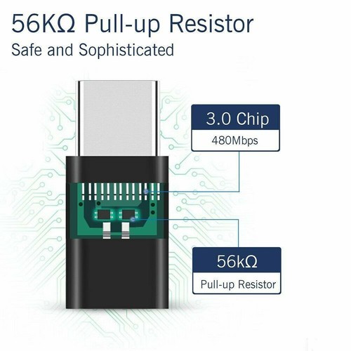 USB Typ-C Stecker auf Micro USB 3.1 Buchse Konverter H9U7 Adapte D4P0 USB-C P7Q8 - Zdjęcie 7 z 10