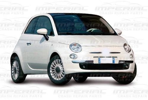Fiat 500 chrome 2024 rear bumper trim