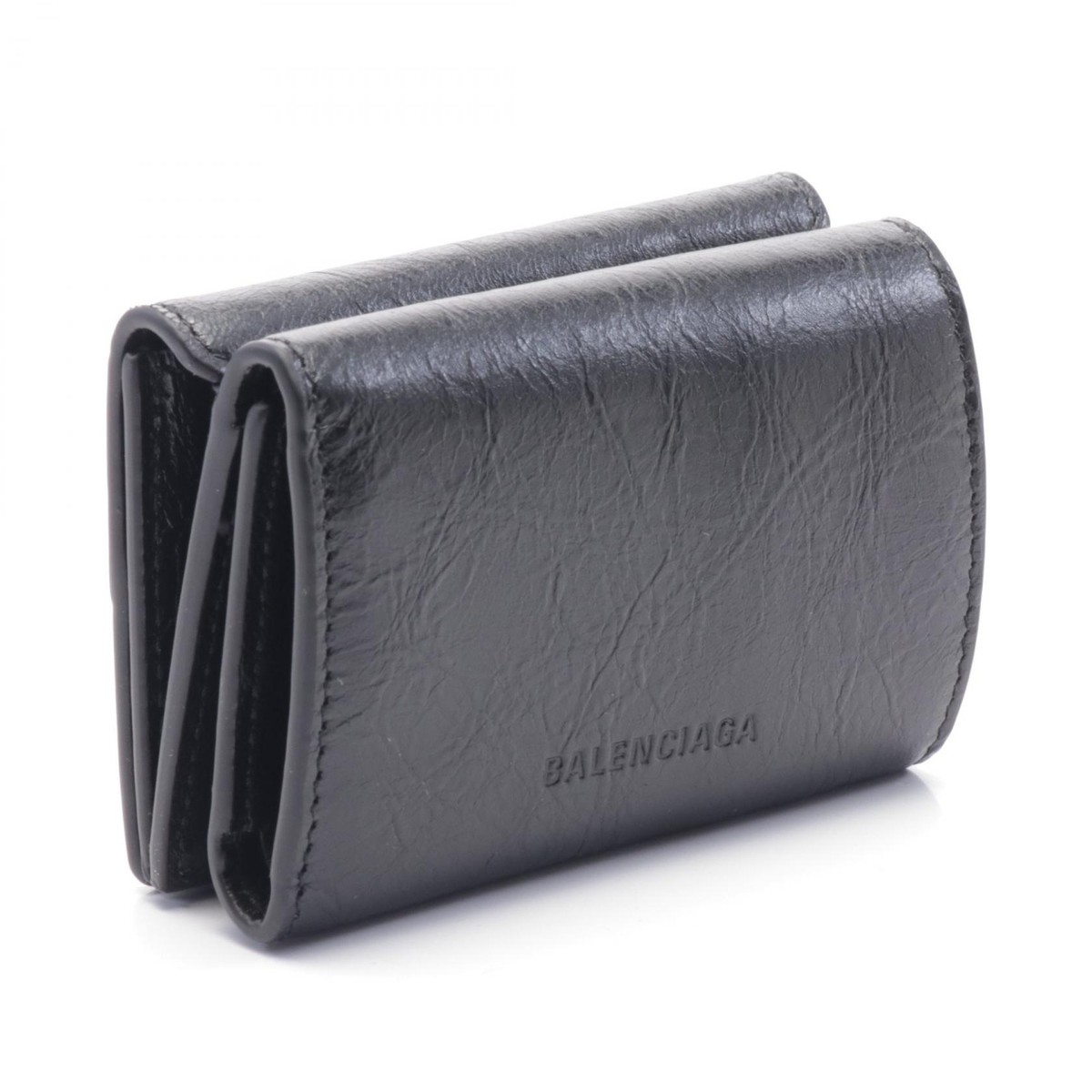 小物 BALENCIAGA WALLET Men's Credit Square Folded Wallet in Khaki | Balenciaga US