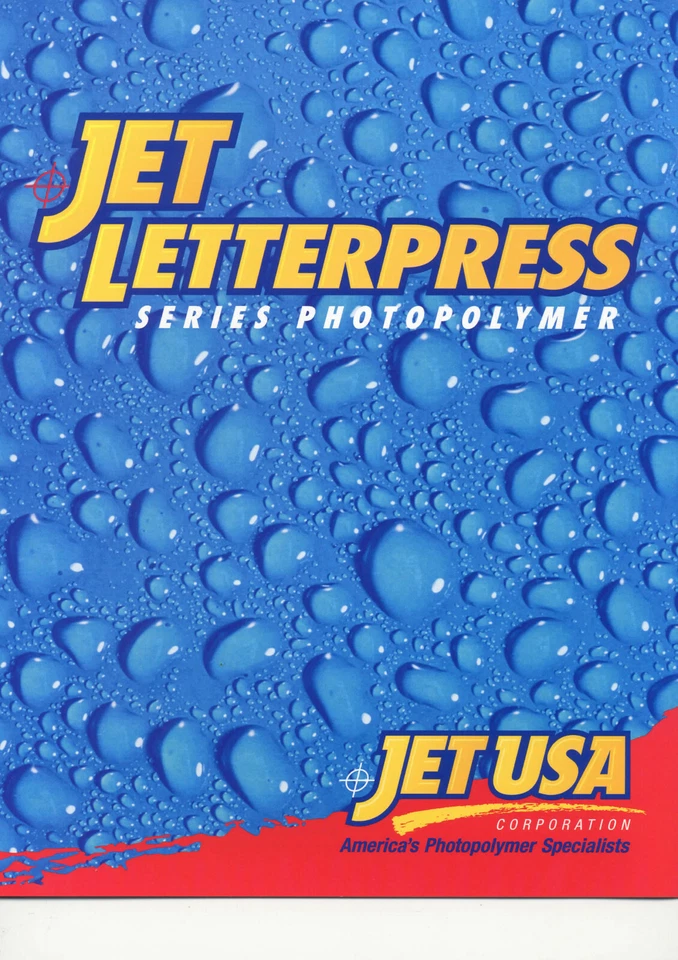 Jet Pattern Series Photopolymer Plates: LSL-55-FL - A5 Size / 5.8" x 8.3"  CLAY - Image 3 of 4
