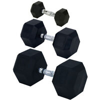 Champion Barbell Rubber Encased Solid Hex Dumbbell - 50lb (sold Individually) on sale Champion Barbell Rubber Encased Solid Hex Dumbbell - 50lb (sold Individually) on sale