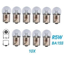 10x R5W BA15S 12V 5W Clear Glühlampe Birne Techline Beleuchtung Auto Lampe Glas