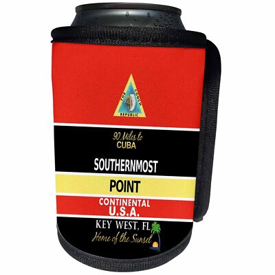 3dRose Graphic based on the Southernmost Point Buoy in Key West Florida Can Cool