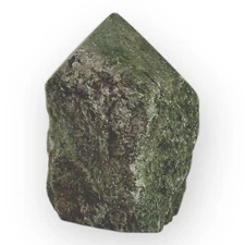 Jade Gemstone Rough Base Polished Generator Point Green Crystal Home Decor (W)