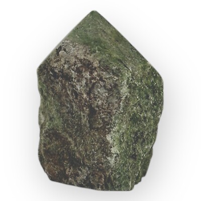 Jade Gemstone Rough Base Polished Generator Point Green Crystal Home Decor (W)