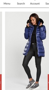 belted long down coat