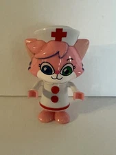 Ryans World RN Nurse Alpha Lexa Action Figure Nurse Pink Cat 3.5” Bonkers Toy Co