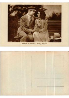 Old postcard postcard Werner Fuetrer - Betty Amann Ross Verlag 5325/1 FILM STAR (398945)