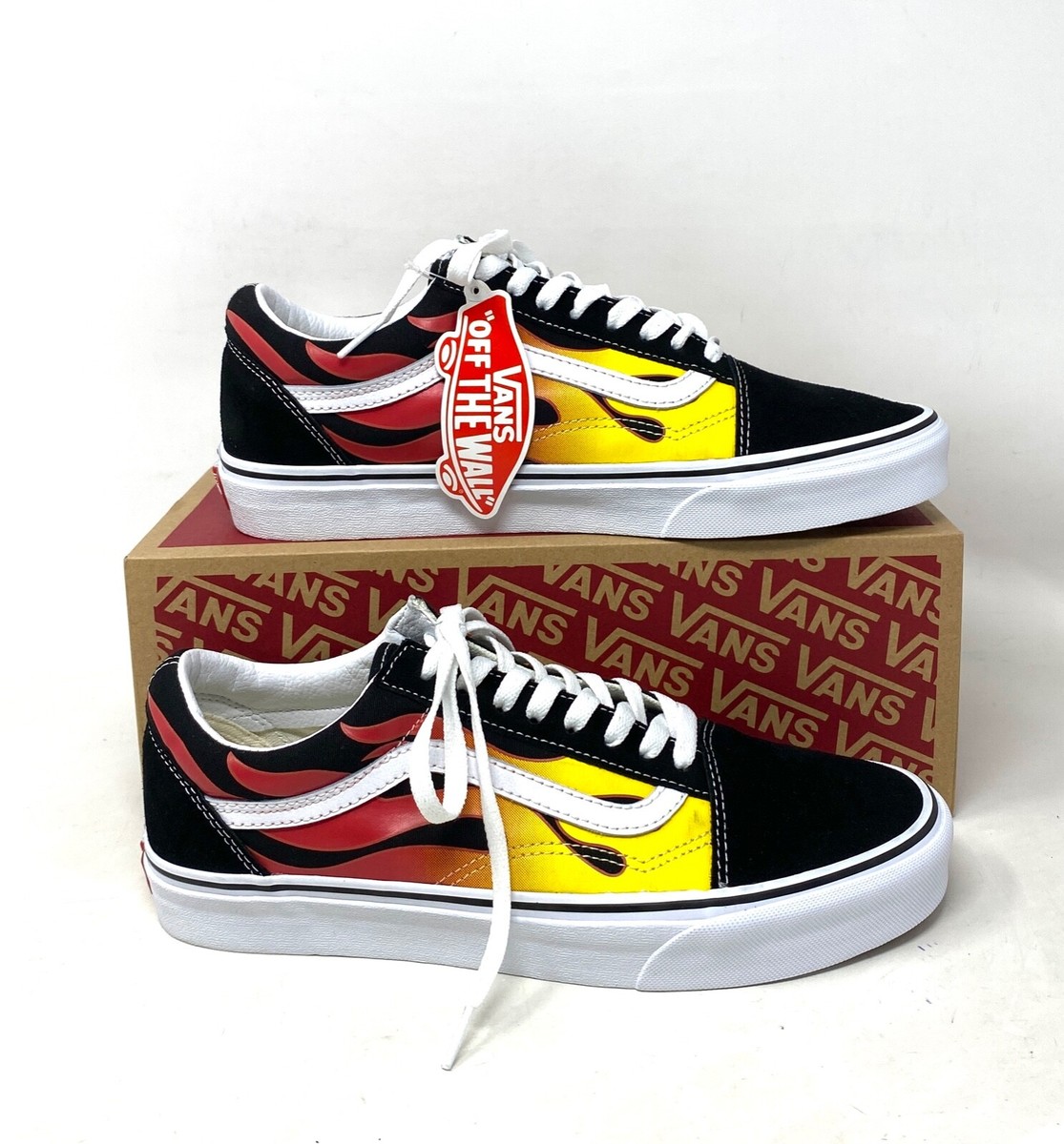 VANS Old Skool Flame Sneakers Low Top Suede Canvas Men's