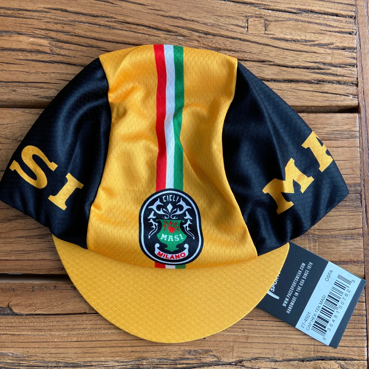 MASI HEX TEK Wicking Polyester Team Cycling Cap NEW Bike Hat Free