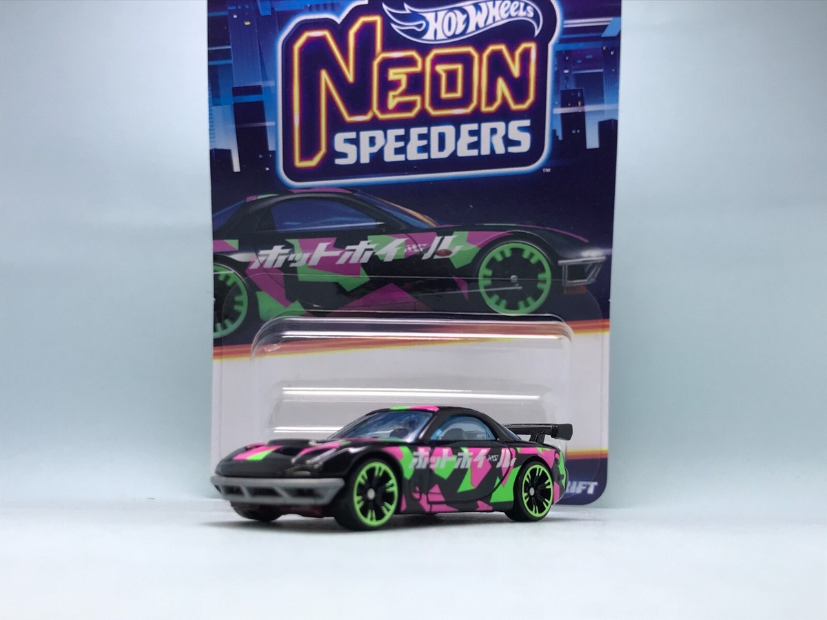 2024 Hot wheels Neon Speeders Series # '95 Mazda RX7 Drift