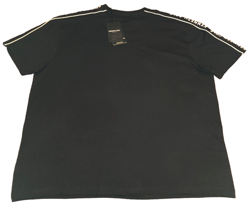 Kenneth Cole Herren Big & Tall schwarz Grafikärmel Rundhalsausschnitt T-Shirt neu mit Etikett Größe 3X - Bild 3 von 11