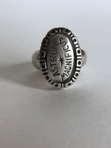 DOWER & HALL Sterling Silver SUPER STAR ASTRUM MAGNIFICUS Spinner Ring - Picture 2 of 8