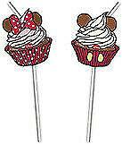 Minnie Mouse Cafe Party Straws 6pk - Afbeelding 1 van 1