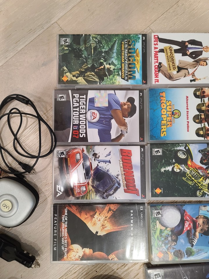 psp consoles Psp Bundle 17 Games 2 Movies eBay