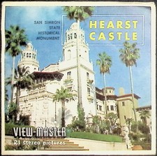 1960's HEARST CASTLE San Simeon California 3d View-Master 3 Reel Packet