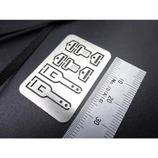 RC Interior Seat Belt Etched Piece for Tamiya 1/14 Tractor RC Truck Car Parts