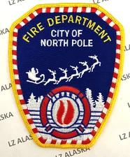 CITY OF NORTH POLE ALASKA FIRE DEPARTMENT 5-INCH SHOULDER PATCH (FD7)