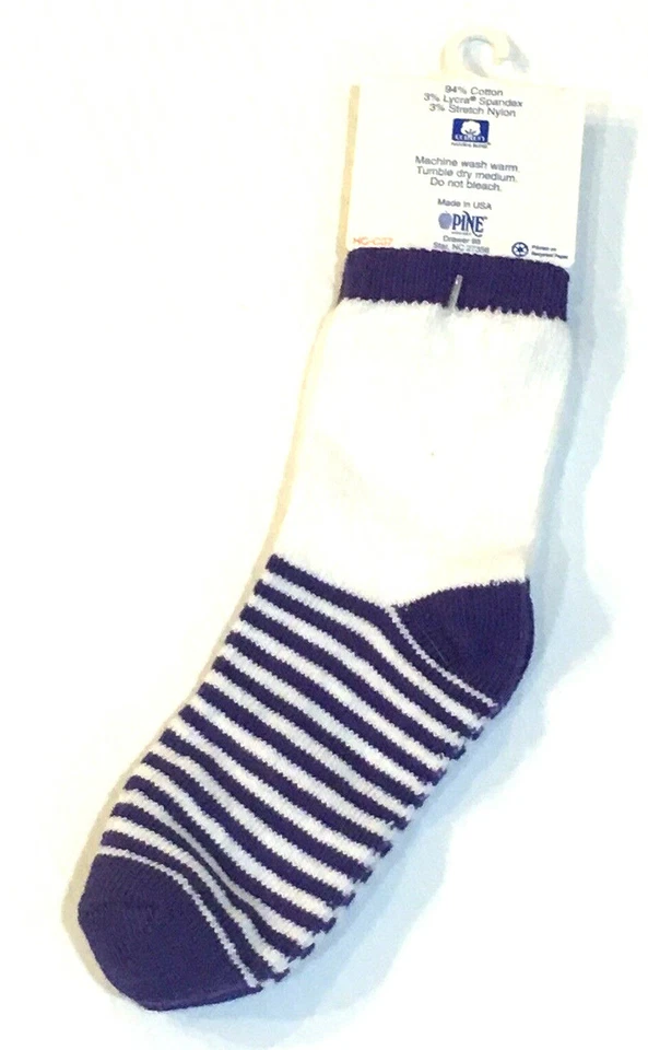 NUEVO CON ETIQUETAS LSU Louisiana State University Tigers Infante Niño Niñas Niños Calcetines 6-7.5 Foto 4 de 4