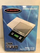 US BALANCE SUPER BENCHTOP Digital Scale 3000g x 0.1g Backlit LCD NEW!!