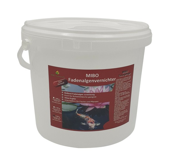 (7,38€/Kg)Mibo Fadenalgenvernichter 5.000 G FüR 150.000 Liter Fadenalgen Stopp-image