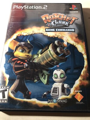 Ratchet & Clank Going Commando Sony Playstation 2 Video Game PS2 Insomniac