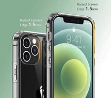 Temdan Clear Case Compatible with iPhone 12 Case/Compatible.