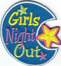 GIRLS NIGHT OUT Iron On Patch Fun Party Girly