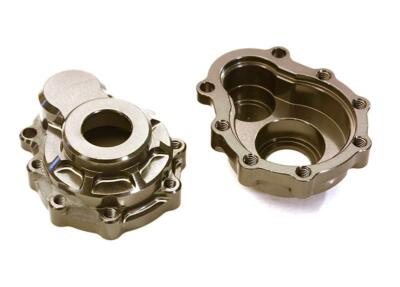 Integy RC Model Billet Alloy Portal Outer Housings for Traxxas
