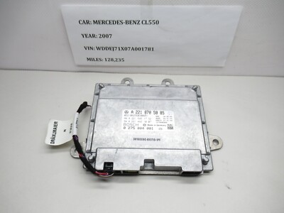 07-09 Mercedes S550 CL550 Night Vision Camera Ctrl Module 2218705885 OEM  PFLO