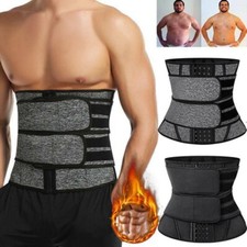 Waist Trimmer Belt For Men Women Sweat Band Wrap AB Stomach Sweat Body Shaper