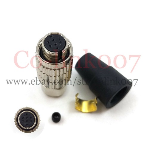 Hirose 8pin Aviation Connector, HR25-7TP-8S HR25-7TR-8P for ACC-01-3006 /3000 - Picture 4 of 14