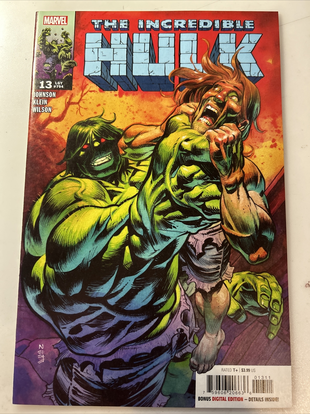 The Incredible Hulk #13 Marvel Comics 2024 LGY #794