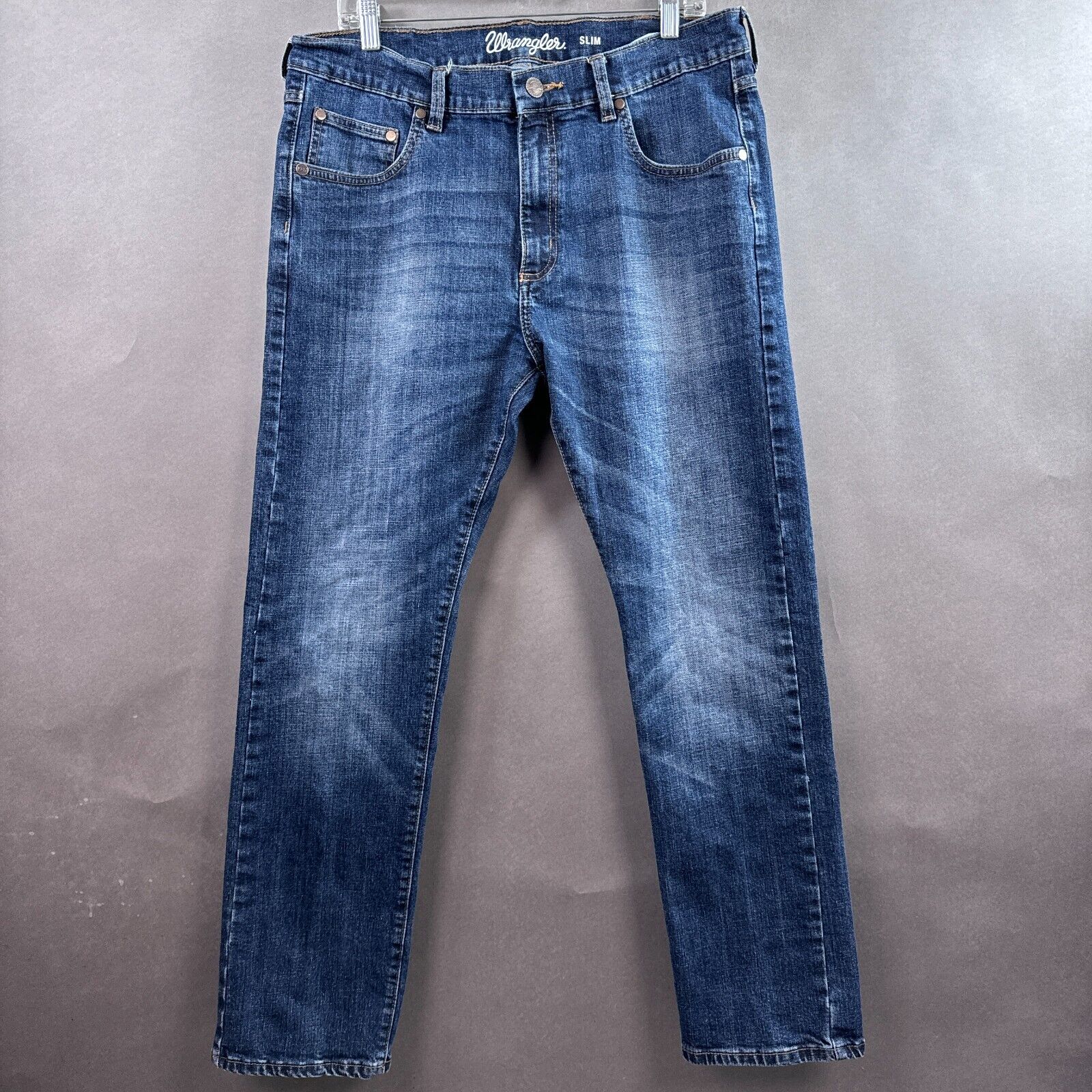 Wrangler Jeans Mens 36x30 Blue Retro Cowboy Weste… - image 2