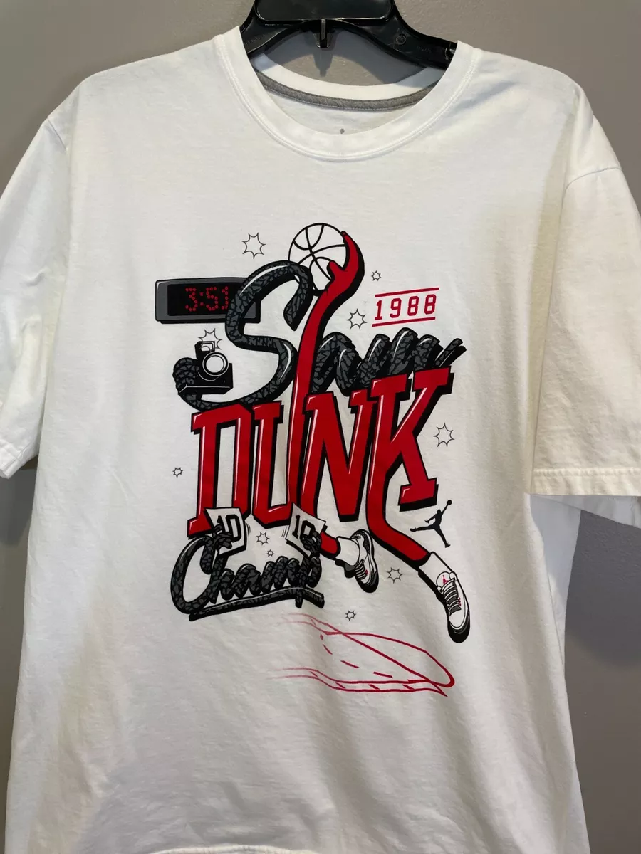 Nike Air Jordan T-shirt Slam Dunk Champs 1988 XL NWOT 1 sm Mark