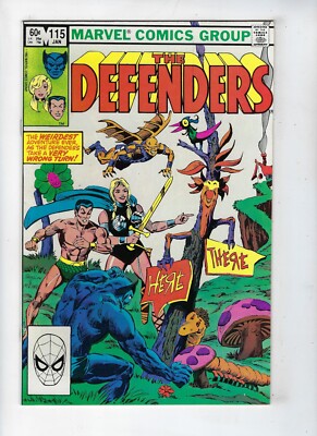 Defenders # 115 Marvel Comics A Very Wrong Turn Jan 1983 VF-
