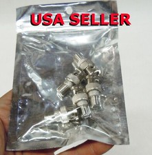 5pcs Lot BNC Male Plug to F-Type Female Coaxial Cable Adapter USA SELLER