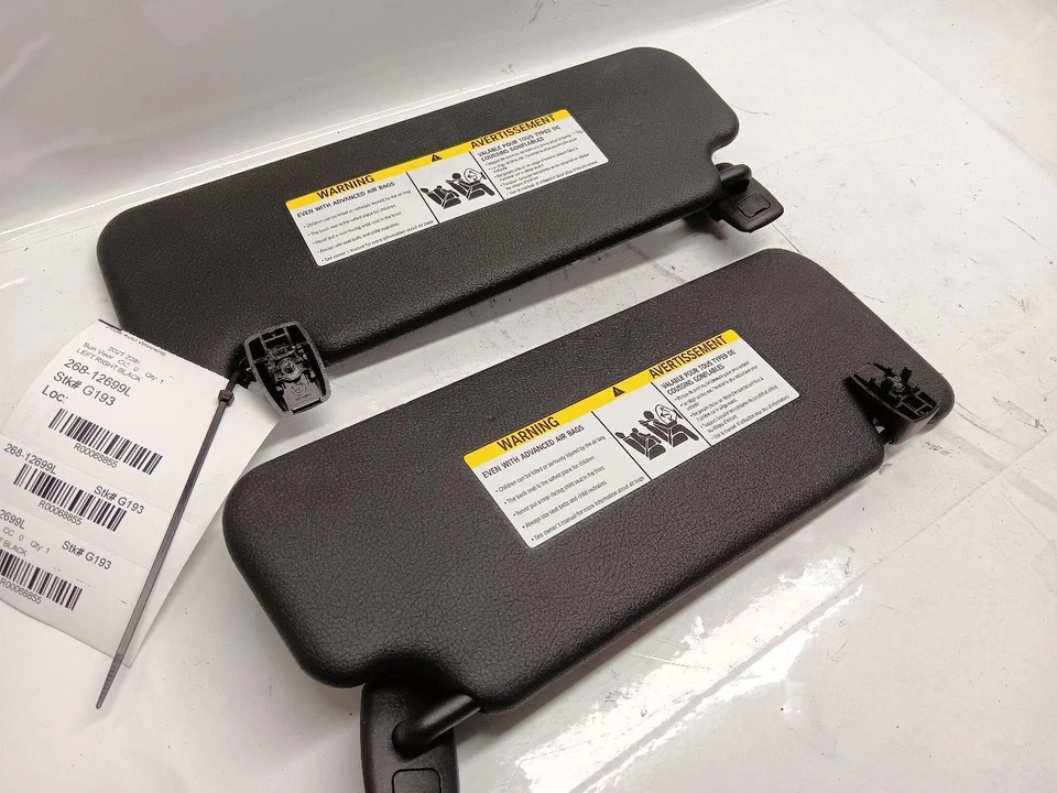 Sun Visor 黑色 2 件套遮阳板遮阳板黑色宝马 F44 GC 228iX M235iX 2020-2021 — 第 2/4 张图片