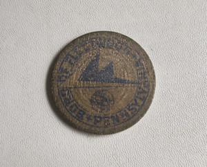 FLEETWOOD Pennsylvania CENTENNIAL 1873 -1973  Wooden Nickel
