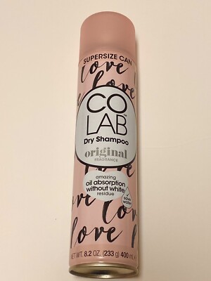 COLAB Dry Shampoo Original Fragrance  SUPERSIZE CAN 8.2 Oz  Oil Absorption