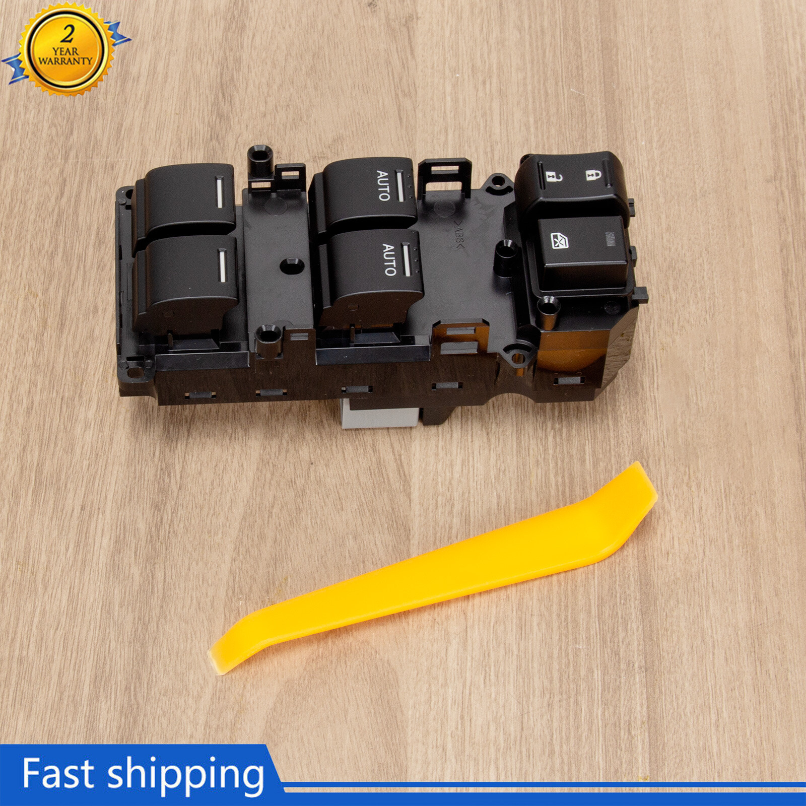 Master Power Window Switch For 2009-2014 Acura TSX – Driver Side Direct Replacement, Black Plastic