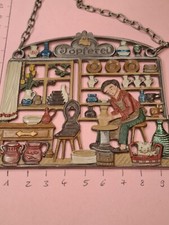 Alte Zinn Flachfigur Anhänger Kühn Zinnfiguren Zinnanhänger Zinnbild